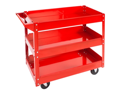 Tecting Tool Car con Ruedas Y Tres Estantes