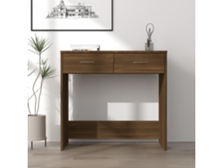 Escritorio | Mesa | Escritorio 80x40x75 cm Derivados de madera Roble marrón