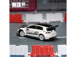 Coche Gris + Mandodiatone Snt Mix Go Mg051 1/43 2.4g 4wd Micro Drift Rc Giroscopio Led Competición On-road Juguetes