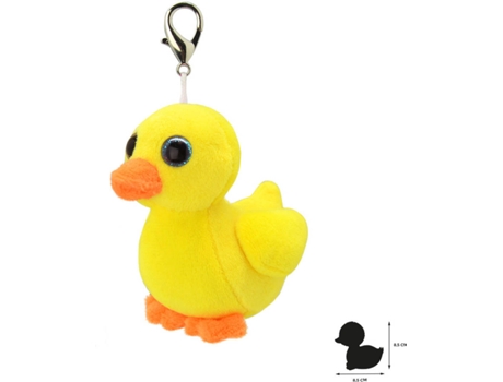 Peluche llavero WILD PLANET Pato (8.5 x 8 x 8 cm)