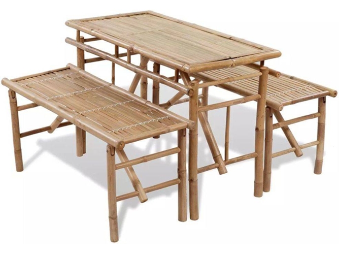 Muebles De Jardin VIDAXL Marrón Madera (100 cm)