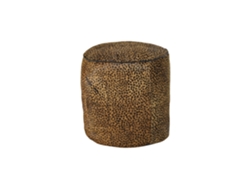 Reposapies Piel Leopardo Marron 46x46x50cm