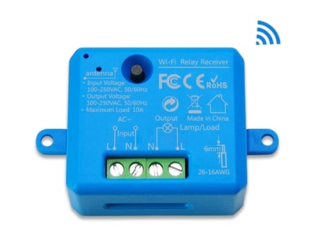 Tuya Smart Life Module Enchufe Wi-Fi Tiny Voice Mando A Distancia Alexa SLOWMOOSE (1 Embalagem Blu)
