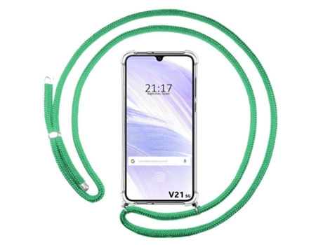 Carcasa Vivo V21 5G TUMUNDOSMARTPHONE Colgante Verde