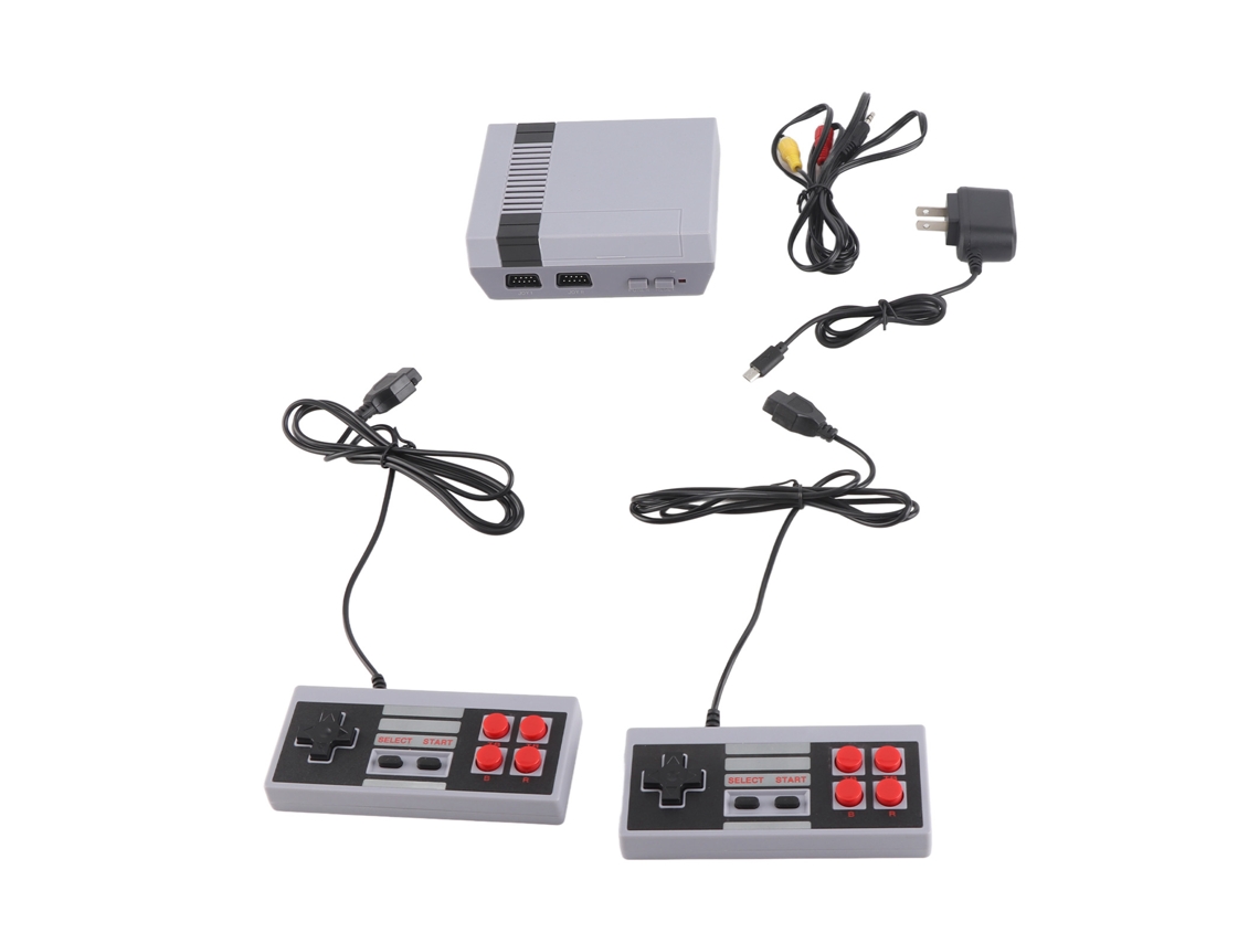 Consola De Videojuegos Retro Clásica Con 2 Mandos Y Salida Av Para Adultos Y Niños.