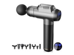 Pistola De Masaje Silenciosa Muscular Con Pantalla Digital Portátil Nicecee