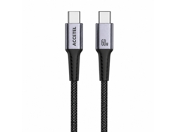 Cabo De Dados Type-c M Para Type-c M 60w Pd 1m Accetel Cu2936 Preto