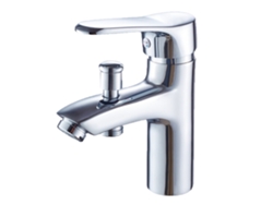 Grifo De Ducha, De Un Solo Orificio, Grifo De Doble Uso Para Agua Fría Y Caliente, De Aleación.
