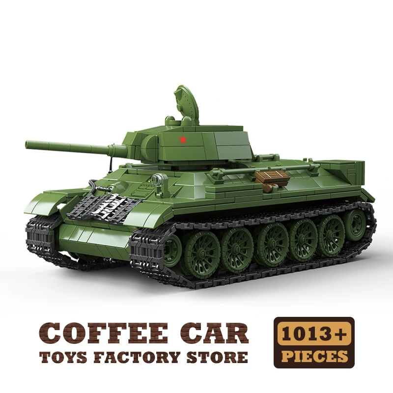 Tanque del Ejército - Bloques de Construcción - Modelo - Vehículos Militares Blindados de Guerra - Bloques de Construcción para Ensamblar - Juguetes Educativos - Regalos