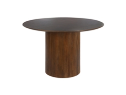 Mesa de comedor de madera de mango natural de Alexandra House Living (120x120x76cm)