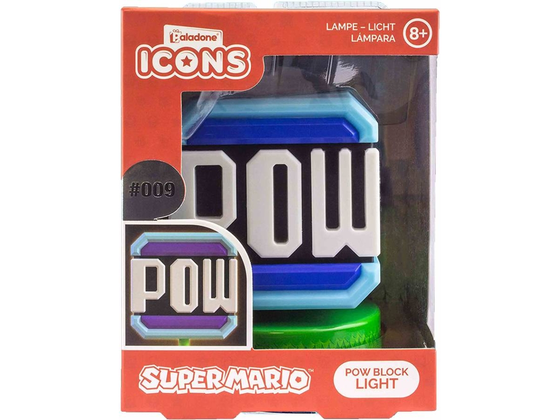 Lámpara BLADE Super Mario: Pow Block Light (Plástico)