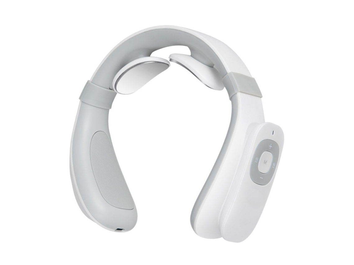 Masajeador De Cuello Inteligente Recargable Con Tecnología Pulse (blanco). Especificaciones: (inglés)