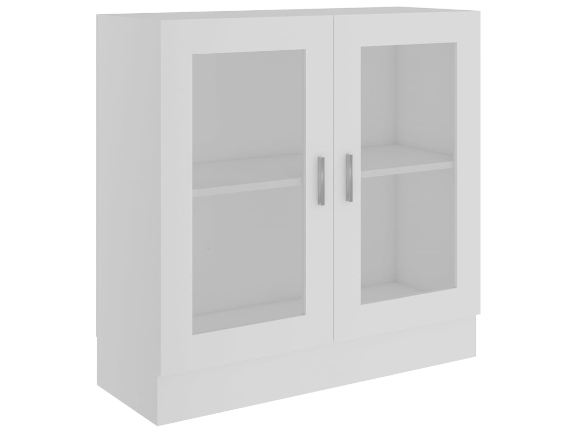 Vitrina Derivada de Madera Blanca MAISON EXCLUSIVE 82,5x30,5x80 cm