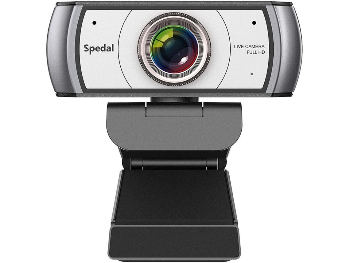 Cámara web gran angular de 120 grados para videoconferencias, transmisión Full HD de 1080p y micrófonos Bestvite