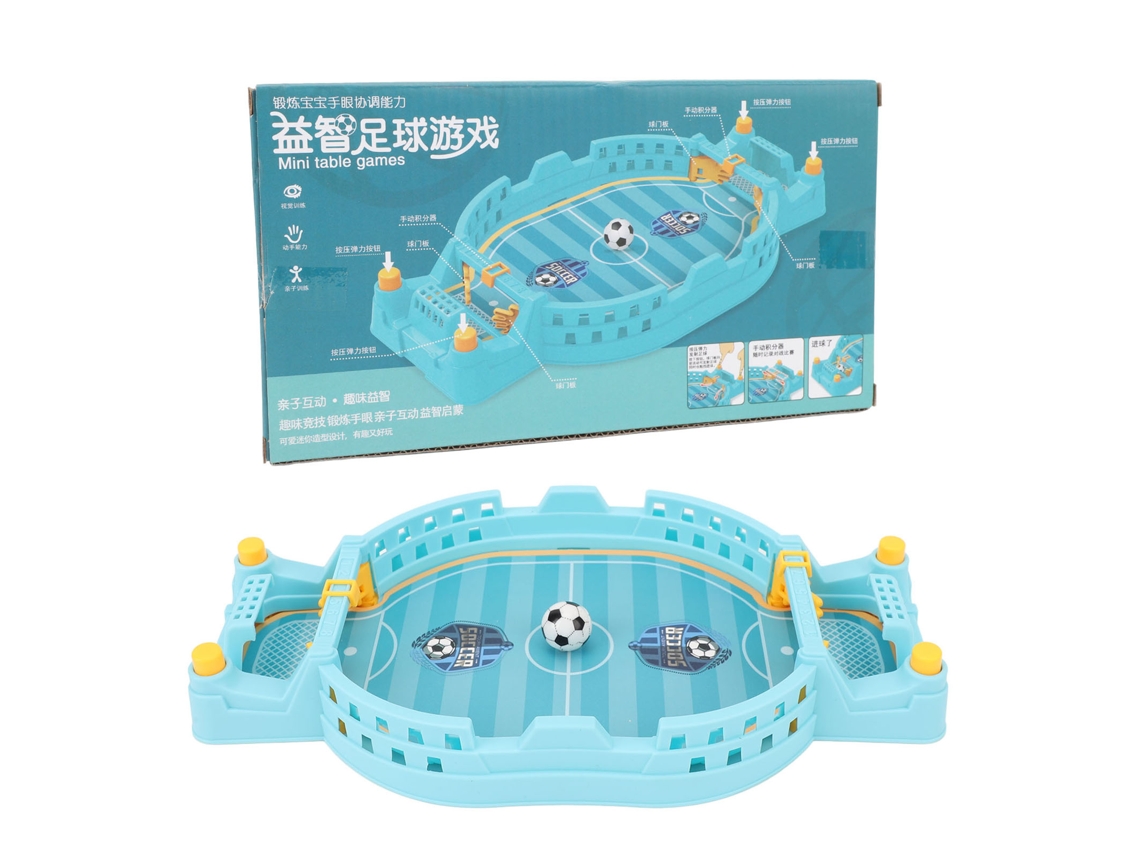 Juego De Fútbol Interactivo De Mesa, Divertido, Fácil De Jugar, Marcado Manual, Juguete De Fútbol Pinball Para Interiores, Azul