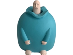 Estatua del dedo medio, maza de resina para decoración de oficina.