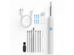 (4,2 Mm Blanco Con Cuchara) Wifi Hd 1080p Visual Auricular