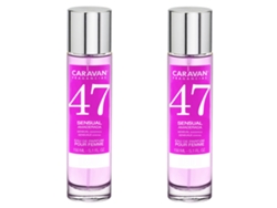 Set de 2 perfume de mujer nº47 150ml CARAVAN
