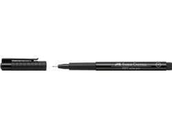 Bolígrafo de Tinta FABER-CASTELL Bolígrafo Artístico Pitt Negro