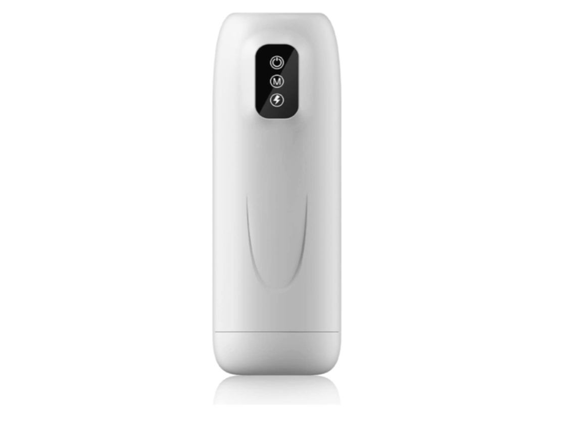 Masturbador Masculino Automático Con 7 Potentes Modos De Estimulación, Resistente Al Agua, Color Blanco.