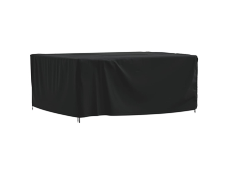 Cubierta Para Muebles De Jardín VIDAXL Negro Poliéster (243x182x101 cm)