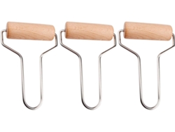 Juego De 3 Rodillos De Madera De 8,4 Cm, Para Modelar Arcilla Y Cerámica.
