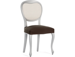 Funda de Silla EYSA Premium Bronx Pack de 2 Fundas Tejido Multielástico (50 x 50 x 5 cm - Poliéster - Marrón)