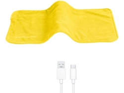 Manta térmica portátil Digitallab con USB de 5 V, grafeno, 30 x 60 cm (amarilla)