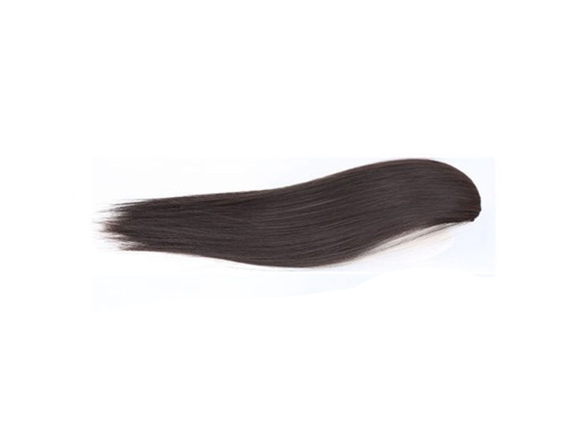 Parte De Pelo Recta De 11.8 Pulgadas Con Clip Para Mujeres, Fibra De Alta Temperatura, Estilo Voluminoso, Para Fiestas Y Ocasiones Diarias