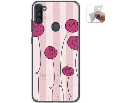 Carcasa Samsung Galaxy M11 TUMUNDOSMARTPHONE Flores Vintage Multicolor