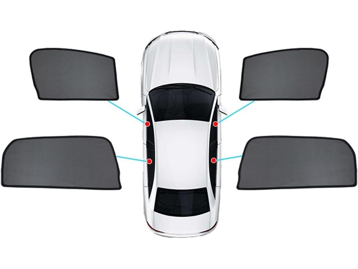 Parasol De Verano Para Ventanas Delanteras Y Traseras Del Mazda 3 Hatchback 2011-2012. Cortina Privacidad