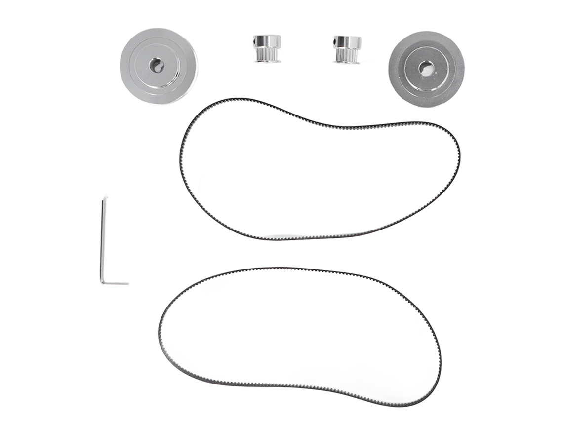 Conjunto de Rueda Sincrónica con Correa para Impresora 3D 20t 5mm y 60t 8mm Alta Dureza