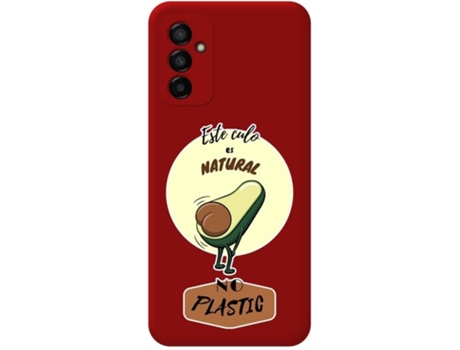 Carcasa para Samsung Galaxy M23 5G TUMUNDOSMARTPHONE Silicona Líquida Dibujos Rojo