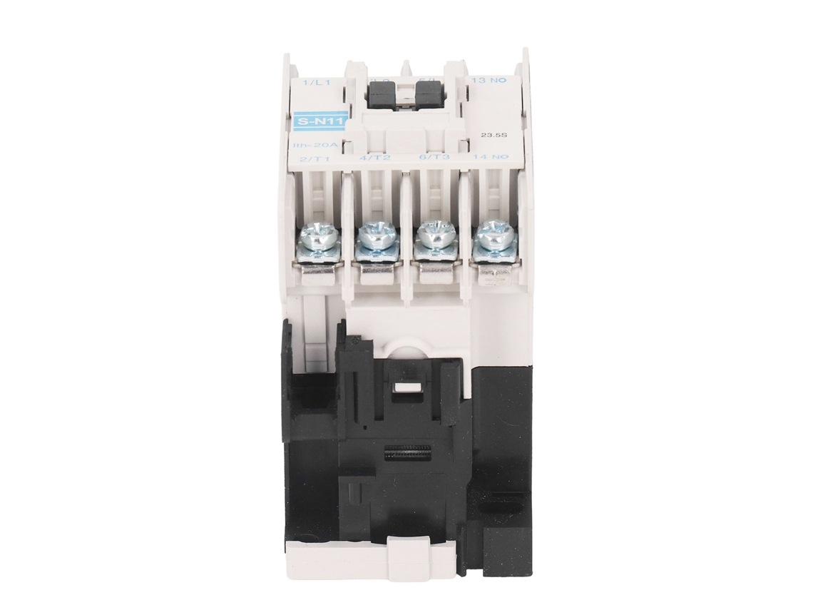 2026dz-Contactor CA de 3 polos sin contacto auxiliar, carcasa de cobre y plata, 220 V para conexiones eléctricas