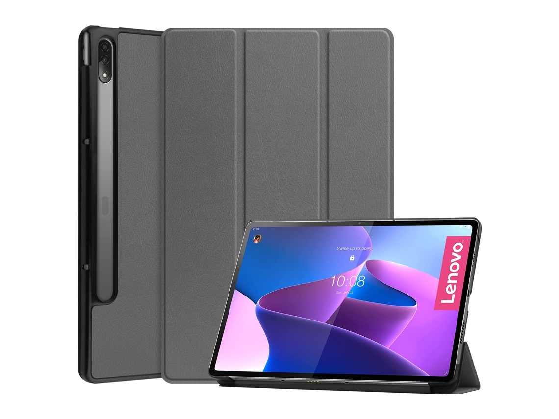 Capa Para Lenovo P12 12.7 Tb-370fu/ Lenovo Xiaoxin Pad Pro 12.7 Cinza