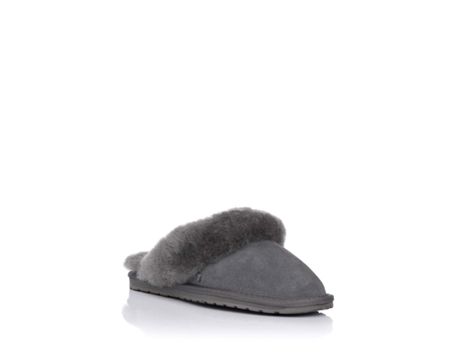 Zapatillas de Casa Jolie Emu (Piel-Gris-38)