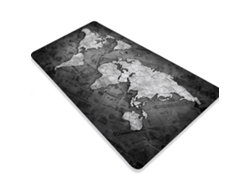 Alfombrilla de escritorio para gaming con mapa del mundo impreso, ideal para la oficina y el hogar. Alfombrilla impermeable para teclado y ratón, grande y práctica.