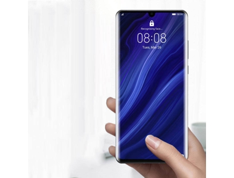 Protector Cristal Templado Huawei P30 Pro LMOBILE UV Transparente