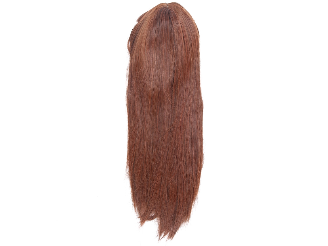 Peluca De Pelo Falso Recta Larga 70cm Para Fiesta De Cosplay