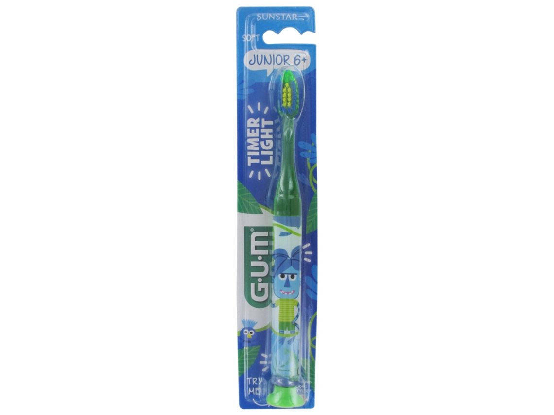 Cepillo de Dientes Timer Light Junior 6 903 Color: Verde GUM