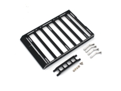 Negro Portaequipajes De Simulación De Metal Mejorado Para Jjrc C8801 C8809 Fms 1/18 Red Rabbit Thunder Storm Coches Rc Vehículos Modelos Repuestos