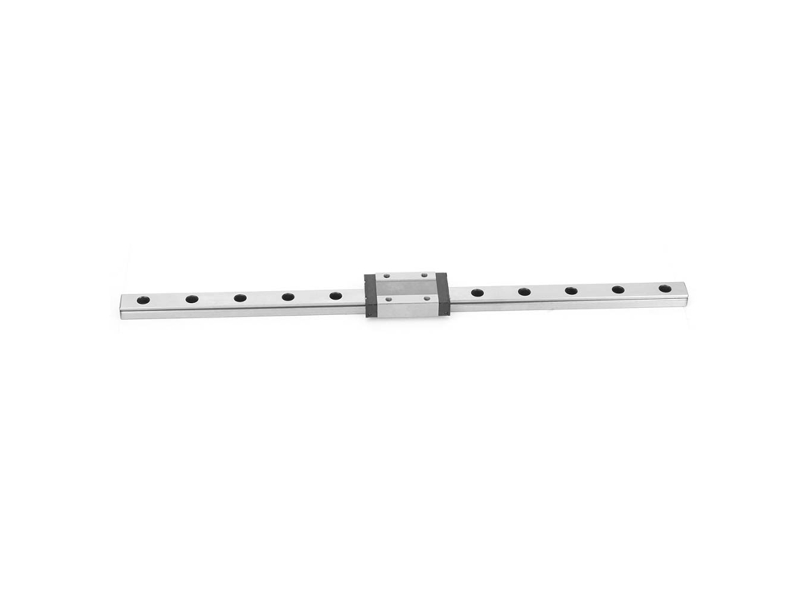 Guia Linear Miniatura Mgn12h Preta Deslizador 12mm Largura 300mm