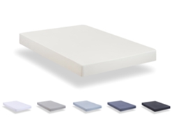 Sábana Bajera Ajustable 105 x 190/200 cm de Microfibra Cepillada Extra Suave Beige TODOCAMA