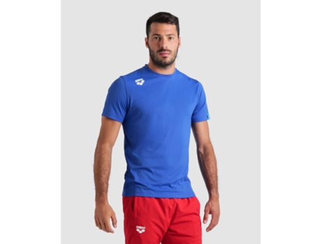 Camiseta Unisex para Natación ARENA Team Solid Azul (3XL)
