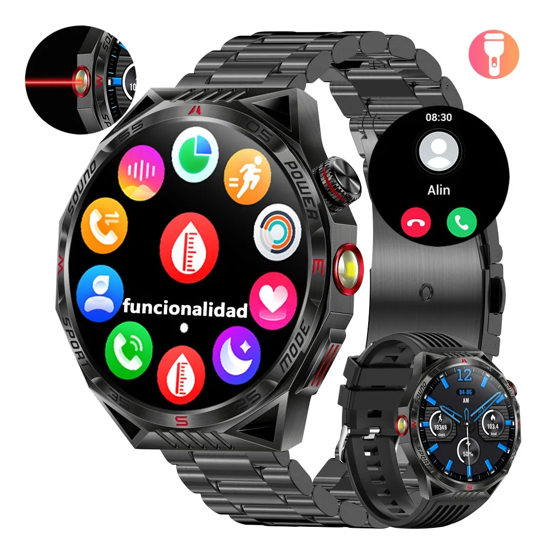 Reloj inteligente con nombre y puntero láser Bluetooth para hombre Vayotoy