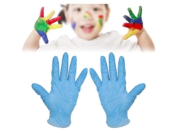 Guantes De Nitrilo Desechables Para Niños (20pcs), Guantes Protectores Diy Yfd