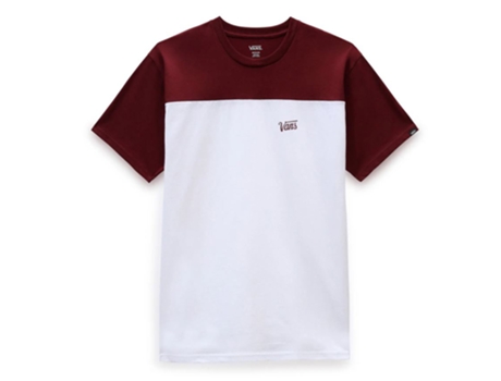 Camiseta de Hombre VANS OFF THE WALL Vans Script Crew Blanco (S)