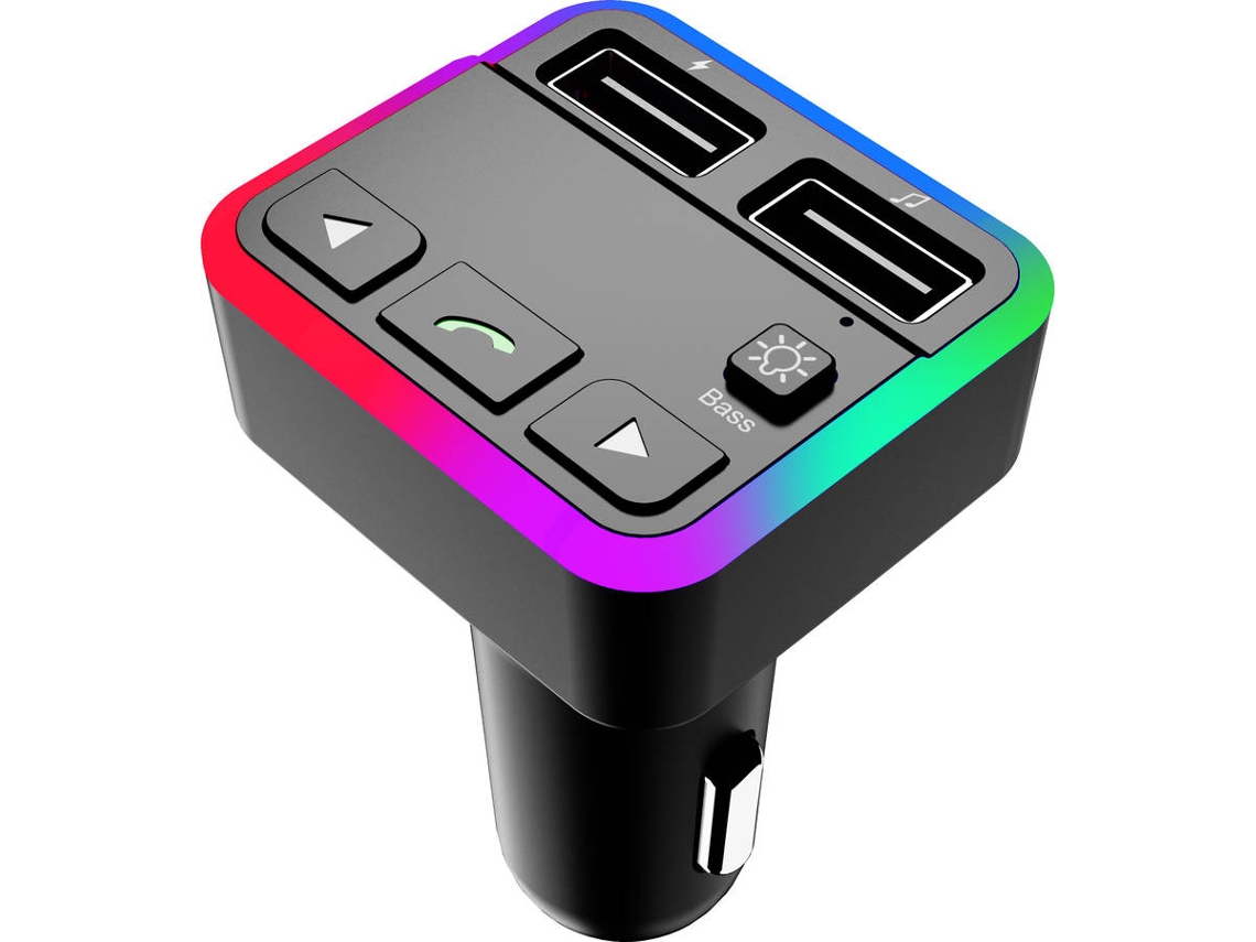 Transmisor FM KUBO (15,5 W - Ubs- A/C - Negro)