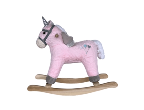BergHOFF Caballo balancín unicornio (pequeño) - Rosa BERGHOFFTOYS