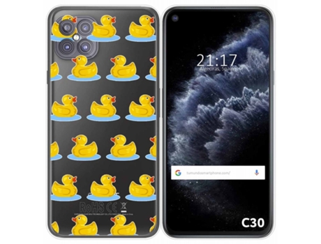 Carcasa Cubot C30 TUMUNDOSMARTPHONE Dibujos Transparente Multicolor